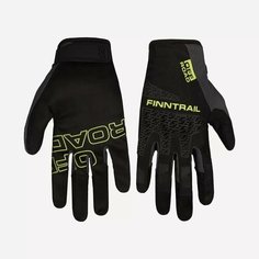 Перчатки FINNTRAIL ENDURO 2732 для эндуро и квадроциклов, с защитой костяшек, усиленные (черный, желтый, S)