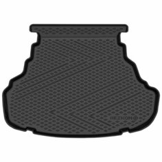 Коврик в багажник пластиковый (черный) для Toyota Camry 55 (14-18) (Ser.R) Rezkon