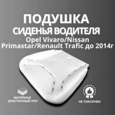Подушка сиденья нижняя для водителя, Опель ВИВАРО Рено ТРАФИК до 2014г. Нет бренда