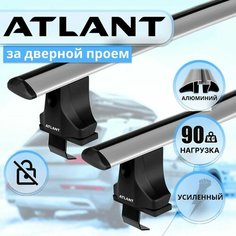 Багажник Атлант на гладкую крышу LADA 2110 1995-2014 г, поперечины усиленные типа крыло, 90 кг, 110 см Atlant