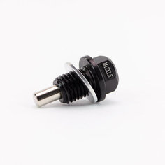 Сливной болт масла с магнитом CNC М12 х 1.5 Black для питбайка JMC Parts