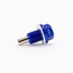 Сливной болт масла с магнитом CNC М12 х 1.5 Blue для питбайка JMC Parts