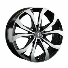 Колесный диск Replay KI129 17x7" PCD5x114,3 ET48,5 D67,1 черный глянцевый с полированными лучами