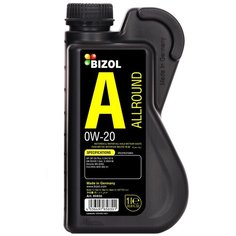 HC-синтетическое моторное масло BIZOL Allround 0W-20, 1 л, 1 шт.
