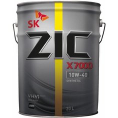 Масло ZIC X7000 10W-40 (20L)_масло моторное синт. API CK-4CJ-4, ACEA E7E9 192677 1шт