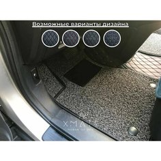 3D коврики из экокожи для Honda CR-V 3 RE (3 п-е, 2007 - 2012) / 3Д коврики из экокожи для Хонда CR-V 3 RE (3 п-е, 2007 - 2012) Xmats