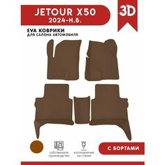 Автомобильные коврики ЭВА (EVA) для Jetour X50 / Джетур X50 2024 - н. в. АвтоЕва.рф