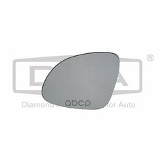 Зеркало R (элемент) SKODA Yeti, VW Tiguan 07-17 (хром) DPA арт. 88571229502