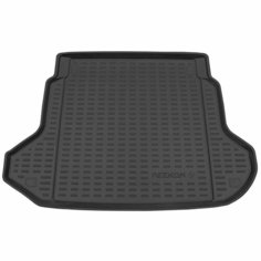 Коврик в багажник пластиковый (черный) для Honda CR-V 3 (2006-2012)/Хонда CR-V 3 Rezkon