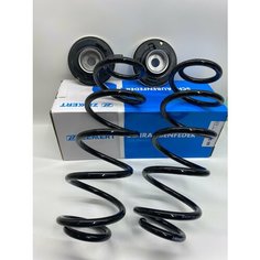 Пружины передние ZEKKERT, с опорными тарелками, для VW Passat B5, B5+, AUDI A4 B5, AUDI A6 C5, с ДВС 1.6 , 1.8, к-кт.