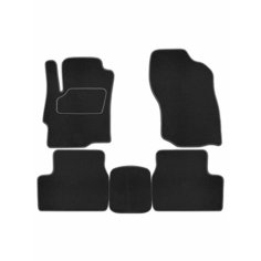 Коврик салонный ворсовый (черный) для Mitsubishi Lancer Х (07-15) Rezkon