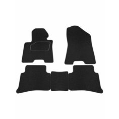 Коврик салонный ворсовый (черный) для Hyundai Tucson (15-Н. В.) Rezkon