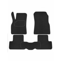 Коврик салонный ворсовый (черный) для Chevrolet Cruze (09-15) Rezkon
