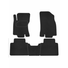 Коврик салонный ворсовый (черный) для Nissan X-Trail (15-Н. В.) Rezkon