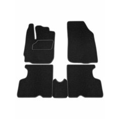 Коврик салонный ворсовый (черный) для Renault Duster 4x4 (12-21) Rezkon