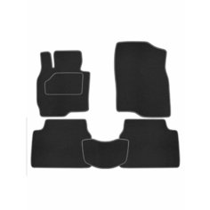 Коврик салонный ворсовый (черный) для Mazda CX-5 (12-17) Rezkon