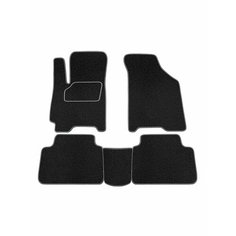 Коврик салонный ворсовый (черный) для Chevrolet Lacetti (04-13) Rezkon