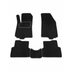 Коврик салонный ворсовый (черный) для Chevrolet Aveo (12-15) Rezkon