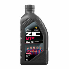 Масло синтетическое для 4-х тактных двигателей ZIC M7 4T 10W-40 (1л) (132027) ZIC-10W40-4T-M7-1L