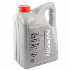 NISSAN KE90090042R KE90090042 масло моторное 5W40 Motor Oil (5L)! (синт.)\ API SL/CF, ACEA A3/B4
