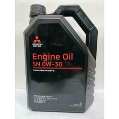 Моторное масло Mitsubishi Engine Oil 0W-30, 4 л, артикул MZ 321033 Нет бренда