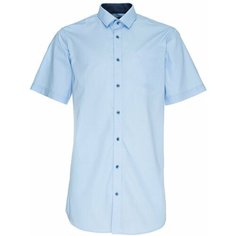 Рубашка Imperator Cashmere Blue-K sl, размер 38 ворот/44RU/178-186, голубой