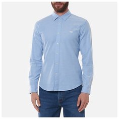 Рубашка Levis Men Battery Housemark Slim Fit Shirt, размер M, голубой Levis®