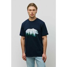 Футболка Baon B731036, размер M, deep navy