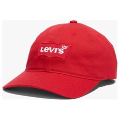 Кепка Levis Mid Batwing Flexfit Cap для взрослых и детей, размер OneSize, красный Levis®