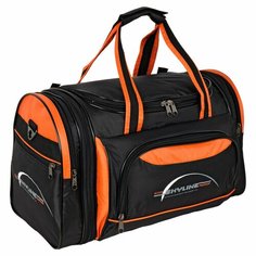 Сумка спортивная POLAR, 38 л, 26х31х47 см, ручная кладь, черный