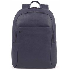 Рюкзак PIQUADRO Black Square, фактура гладкая, зернистая, синий