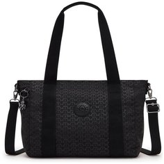 Сумка тоут Kipling, фактура гладкая, *K59 Signature Emb