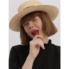 Шляпа SCORA для мужчин и женщин, размер 55-57, бежевый