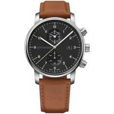 Наручные часы WENGER Urban Classic, коричневый/черный