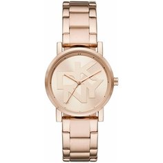 Наручные часы DKNY Soho, розовое золото
