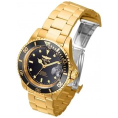 Наручные часы INVICTA Pro Diver, золотистый/черный