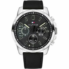 Наручные часы TOMMY HILFIGER, черный/серебристый