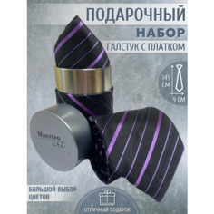 Галстук Maestro, 2 шт., черный