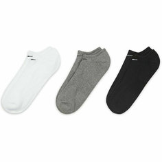 Носки NIKE EVERY DAY CUSHION NO-SHOW 3 PAIR SOCKS, размер M, мультиколор