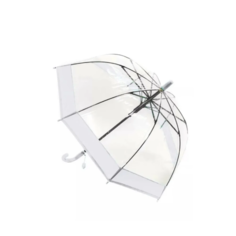 Зонт-трость GALAXY OF UMBRELLAS, прозрачный/белый