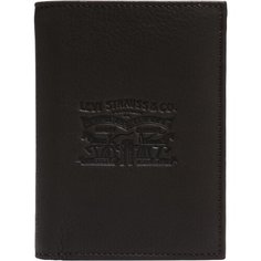 Кошелек Levis, фактура тиснение, коричневый Levis®