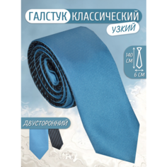 Галстук Imperator, голубой/синий