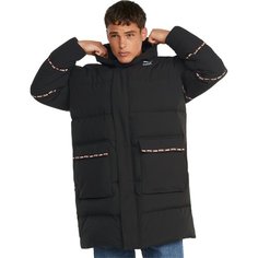Пуховик PUMA Classics Long Down Jacket, размер XL, черный