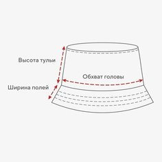 Панама Minaku Лето, размер 56/58, зелeный