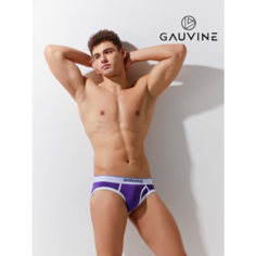 Трусы GAUVINE, размер S, фиолетовый/белый