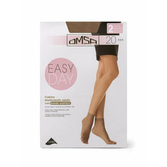 Носки Omsa Calzino easy day 20, комплект, 20 den, 6 пар, 3 уп., размер unica, caramello