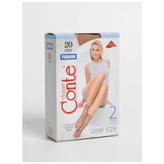 Носки Conte Tension 20 лайкра, 4 уп., размер 23-25, naturel