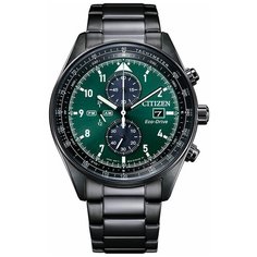 Наручные часы CITIZEN Eco-Drive, зелeный