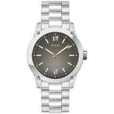 Наручные часы GUESS Dress, серебристый