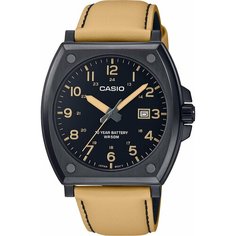 Наручные часы CASIO Standard, черный/бежевый